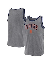 Men's Fanatics Heather Gray Detroit Tigers Primary Tank Top