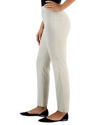 Jm Collection Petite Tummy-Control Cambridge Stretch Slim-Leg Pants, Created for Macy's