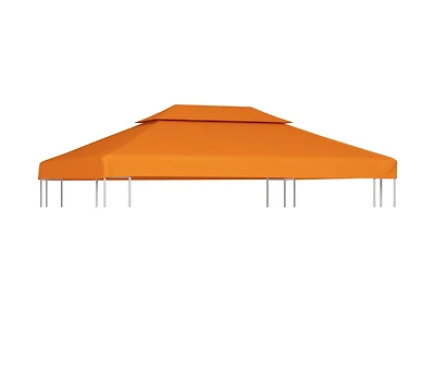 vidaXL Gazebo Cover Canopy Replacement 1 oz/ft² Orange 9.8'x13.1'