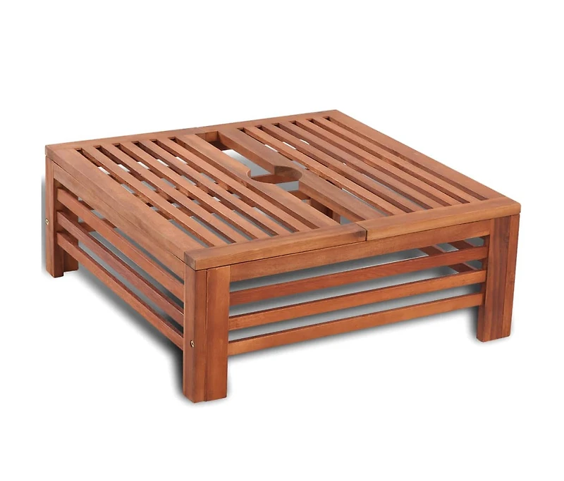 vidaXL Wooden Parasol Stand Cover
