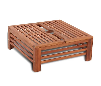 vidaXL Wooden Parasol Stand Cover