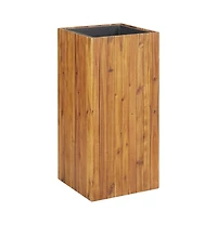Garden Raised Bed 17.1"x17.1"x35.4" Solid Acacia Wood