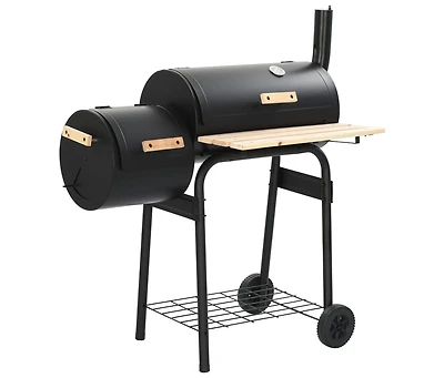vidaXL Classic Charcoal Bbq Offset Smoker