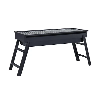 Portable Camping Bbq Grill 23.6"x8.9"x13"