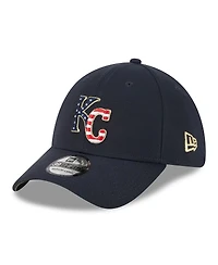 Men's New Era Navy Kansas City Royals 2023 Fourth of July 39THIRTY Flex Fit Hat