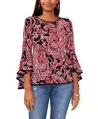 Sam & Jess Women's Bell-Sleeve Top