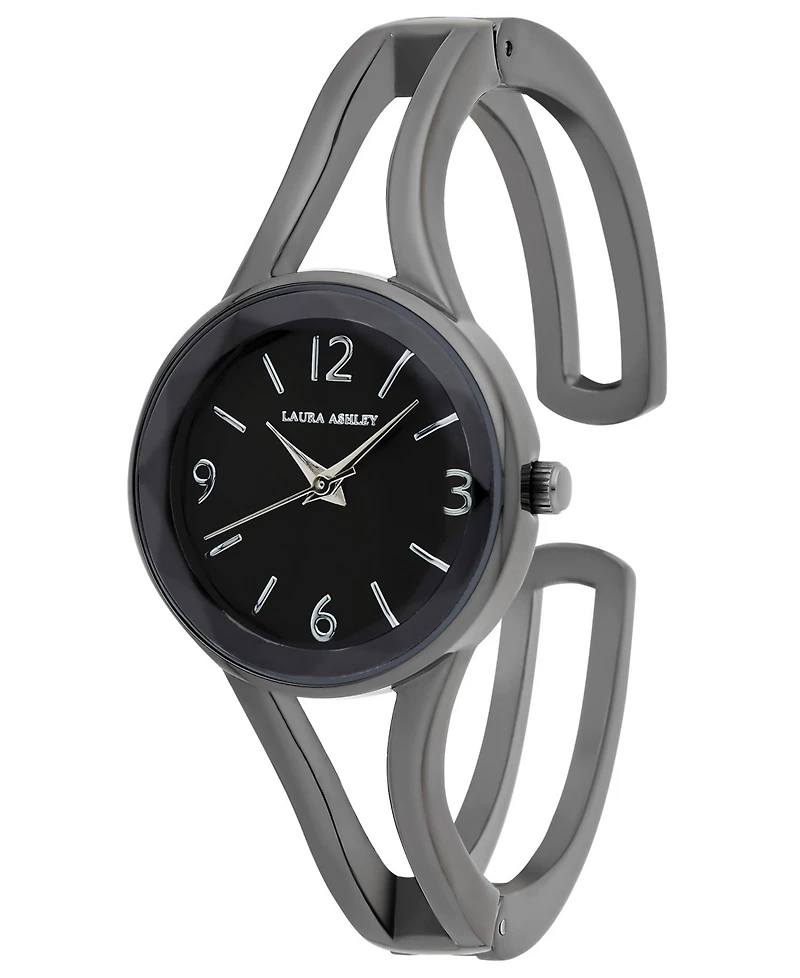 Laura Ashley Women's Quartz Black Alloy Watch 28mm