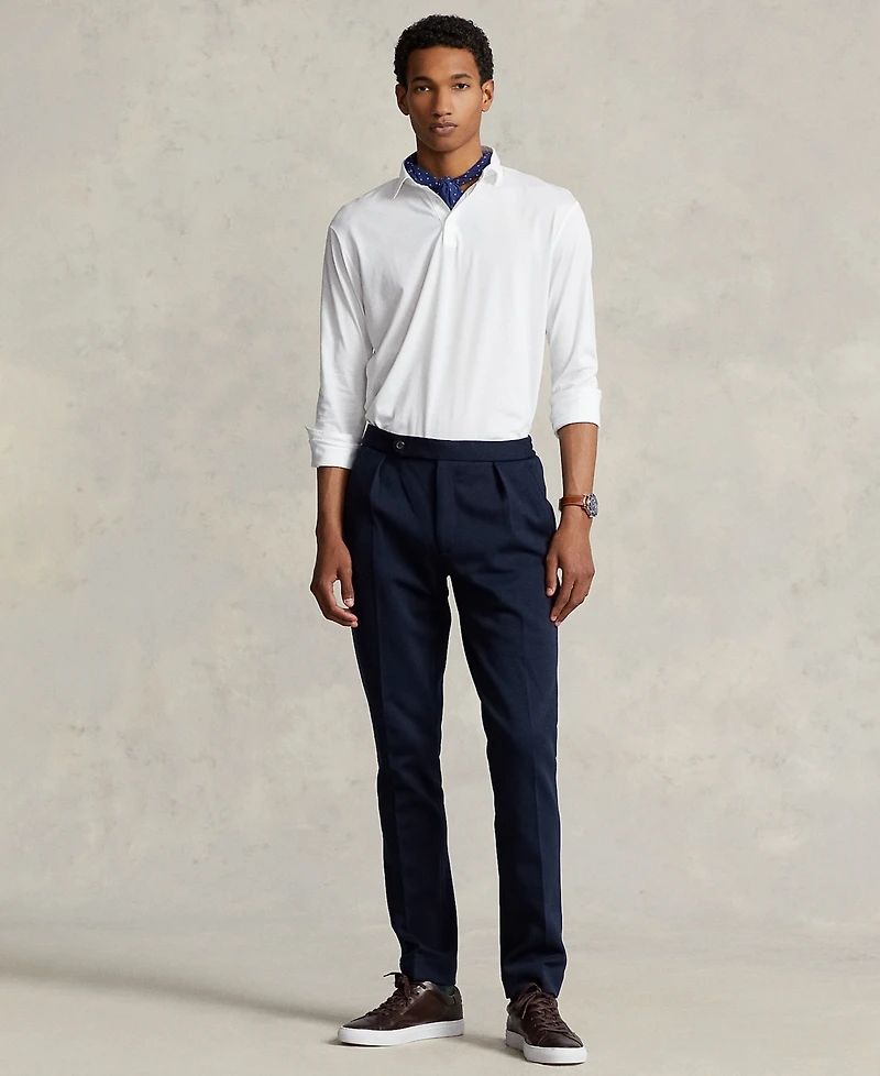 Polo Ralph Lauren Men's Pleated Double-Knit Suit Trousers
