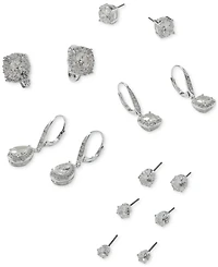 Anne Klein 8MM Crystal Stud Earrings