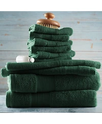 Luxury Soft 10-Piece Towel Set – 600 Gsm 100% Combed Cotton | 2 Bath Towels, Hand Towels & 6 Washcloths