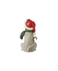 Jim Shore Mini Christmas Cat Figurine
