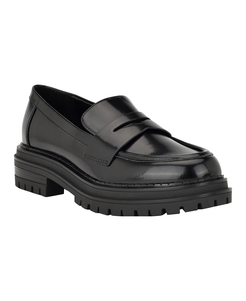 Calvin Klein Women's Grant Lug Sole Penny Loafers