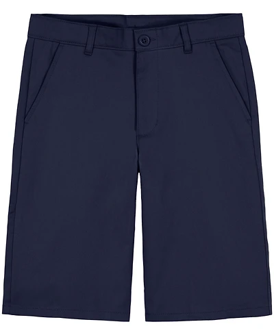 Nautica Little Boys Uniform Hunter Flat-Front Stretch Twill Shorts