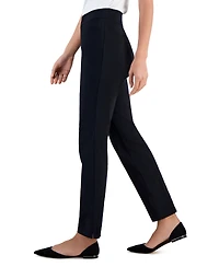 Jm Collection Petite Tummy-Control Cambridge Stretch Slim-Leg Pants, Created for Macy's
