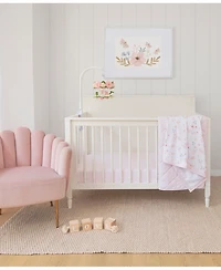 Living Textiles Baby Girls Cotton Jersey Crib Sheet