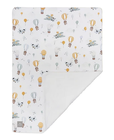 Living Textiles Baby Boys Jersey Sherpa Blanket