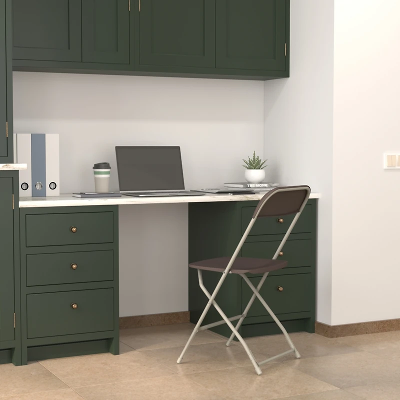 Plastic Folding Chair - 4 Pack 650Lb Weight Capacity