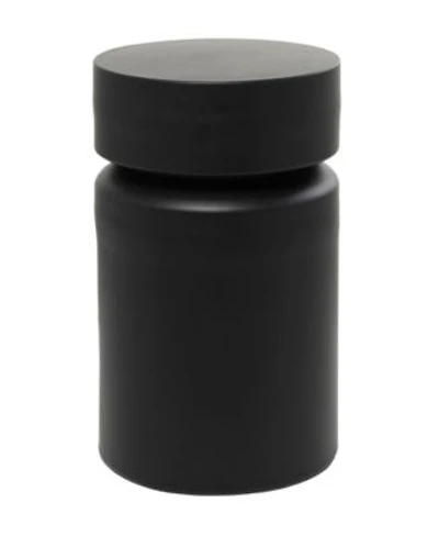 Rosemary Lane Metal Drum Accent Table Collection