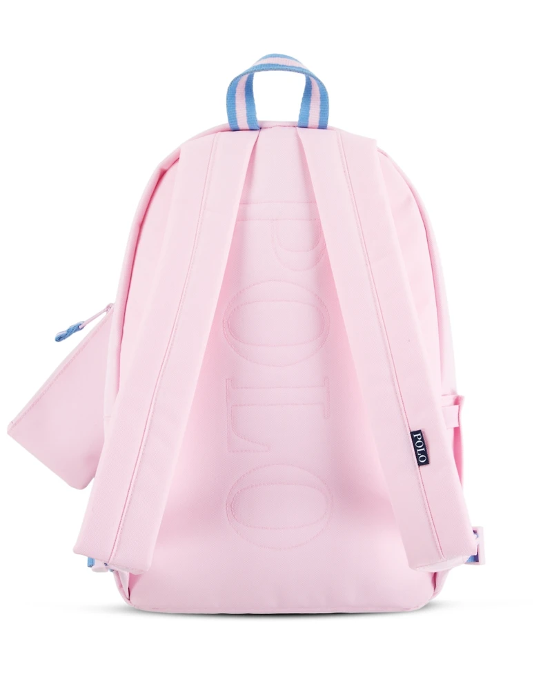 Polo Ralph Lauren Big Boys Backpack, Lunch Box and Pencil Case Combo Set, 3 Piece