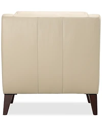 Collyn 34" Modern Leather Chair, Created for Macy's