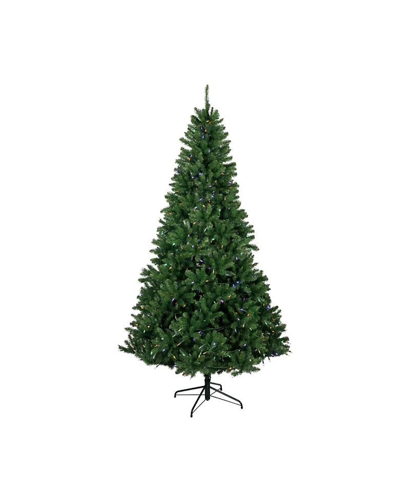7.5' Pre-Lit Manchester Pine Instant Connect Artificial Christmas Tree with Dual Led Lights
