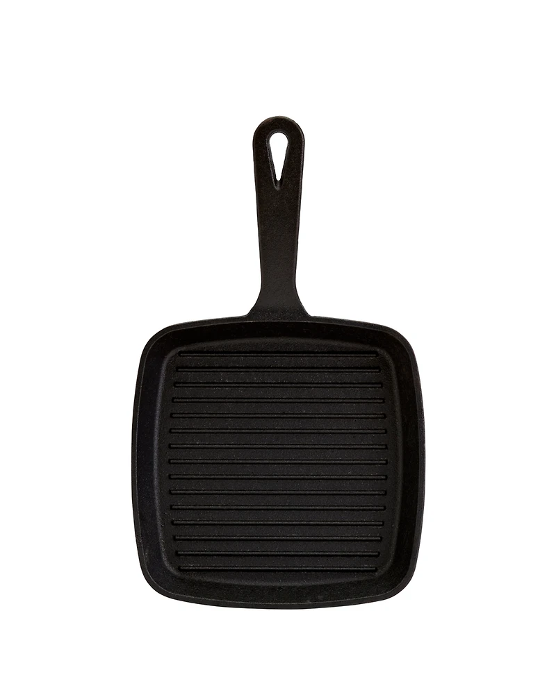 Smith and Clark Cast Iron 6.75" Square Grill Pan