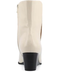 Journee Collection Women's Kylo Stacked Wedge Ankle Booties