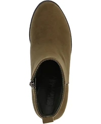 Journee Collection Women's Cassidy Platform Block Heel Lug Sole Booties