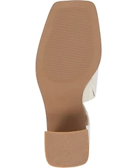 Journee Collection Women's Bobby Block Heel Square Toe Pumps