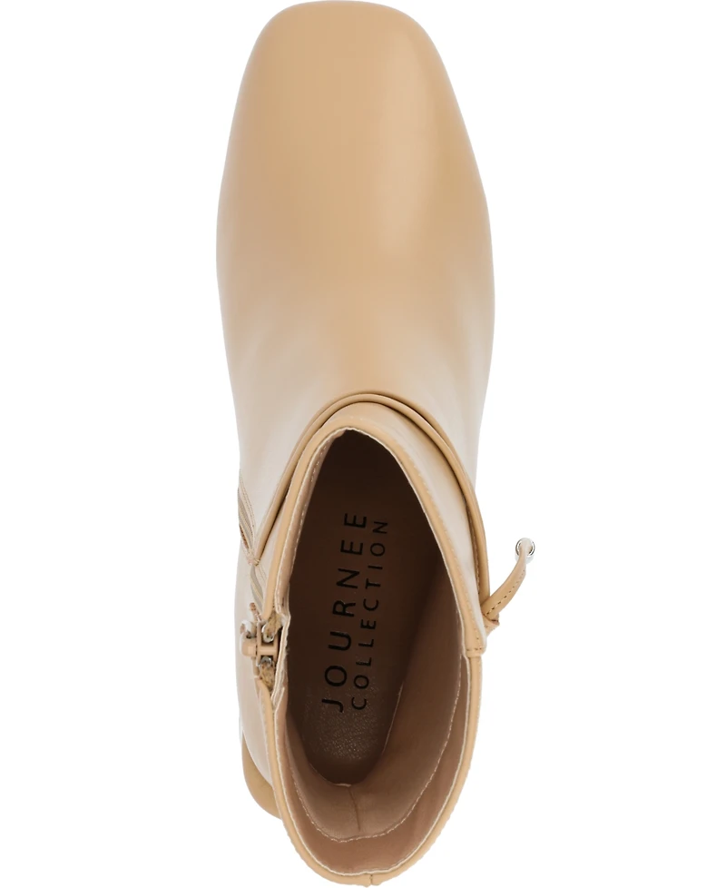 Journee Collection Women's Beverley Block Heel Booties