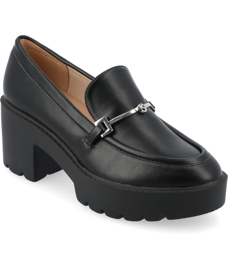 Journee Collection Women's Kezziah Platform Lug Loafer