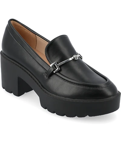Journee Collection Women's Kezziah Platform Lug Loafer