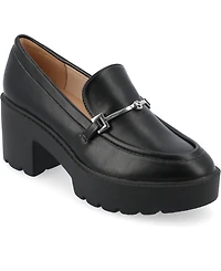 Journee Collection Women's Kezziah Platform Lug Loafer