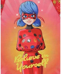 Miraculous Tales of Ladybug Girls Miraculous: & Cat Noir Nightgown Short-Sleeve Raglan Pajama
