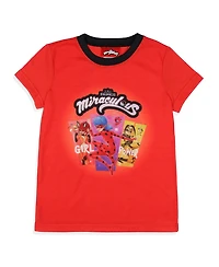 Miraculous Tales of Ladybug Girls Miraculous: & Cat Noir Sleep Pajama Set