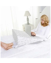 Superior Removable Cover Memory Foam Bed Wedge Pillow