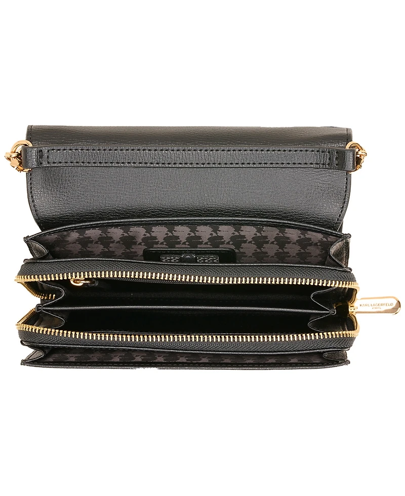 Karl Lagerfeld Paris Lourdes Crossbody with Chain Strap