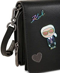 Karl Lagerfeld Paris Lourdes Crossbody with Cate Pins