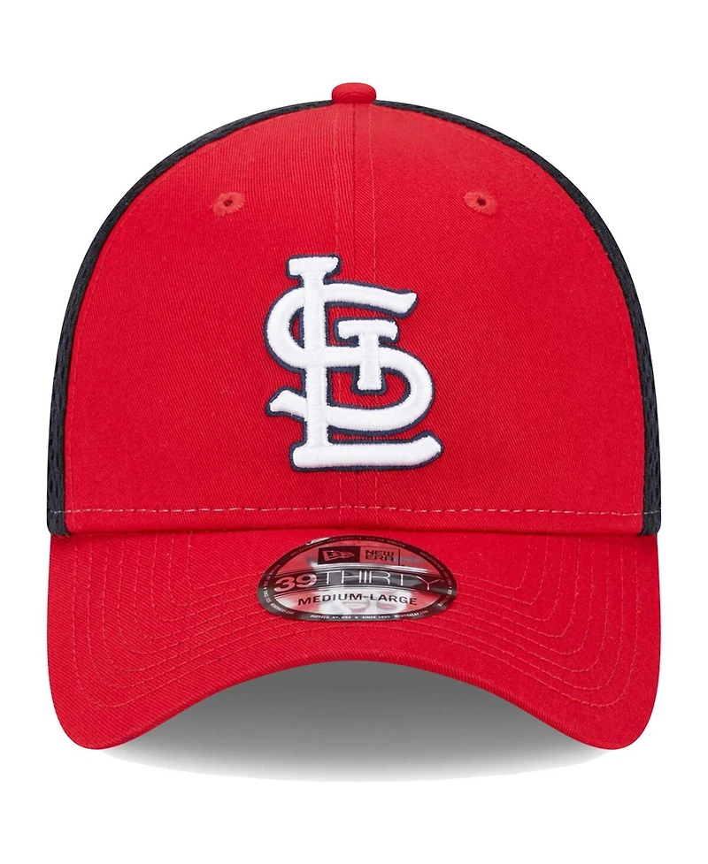 Men's New Era Red St. Louis Cardinals Team Neo 39THIRTY Flex Hat
