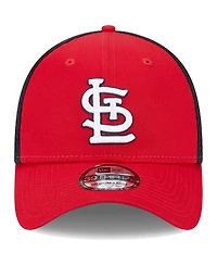 Men's New Era Red St. Louis Cardinals Team Neo 39THIRTY Flex Hat