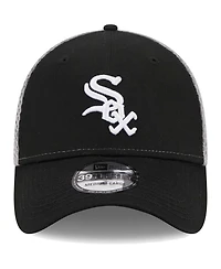 Men's New Era Black Chicago White Sox Team Neo 39THIRTY Flex Hat