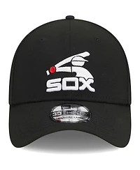 Men's New Era Black Chicago White Sox Logo 39THIRTY Flex Hat
