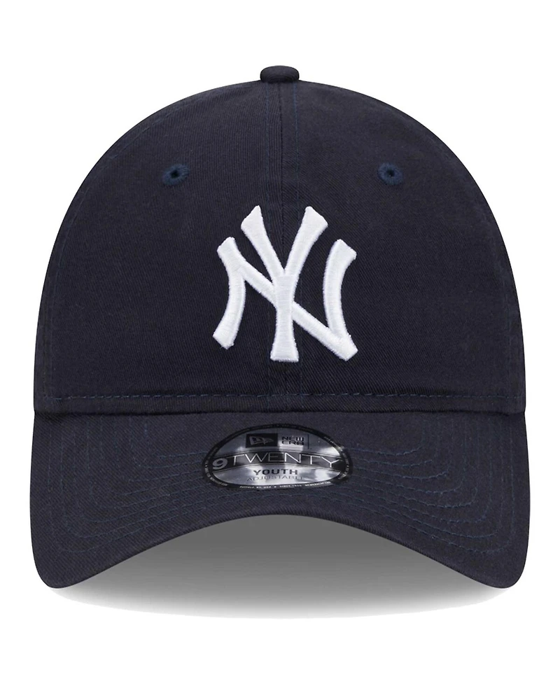 Little Boys and Girls New Era Navy New York Yankees Team 9TWENTY Adjustable Hat