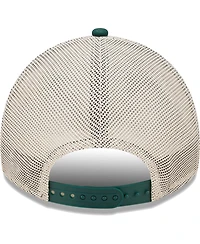 Men's New Era Green, Natural Michigan State Spartans Devoted 9TWENTY Adjustable Hat