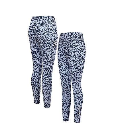 Women's Pro Standard Leopard New York Yankees Allover Print Leggings