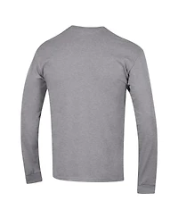 Men's Champion Heather Gray Oklahoma Sooners High Motor Long Sleeve T-shirt