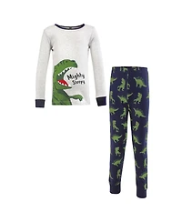 Hudson Baby Big Boys Cozy Cotton Sleepwear Outfit