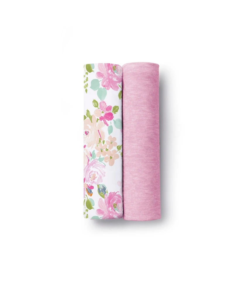 Halo Dream Inc. Swaddle Blanket — 2 Pack Premium Activewear Jersey Knit Swaddle, Blanket, Nursing Cover & More