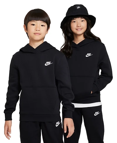 Nike Sportswear Big Kids Club Fleece Pullover Hoodie