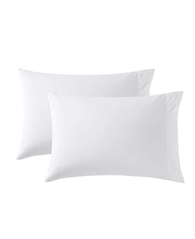 Nautica Solid Cotton Percale Pillowcase Pair, Standard